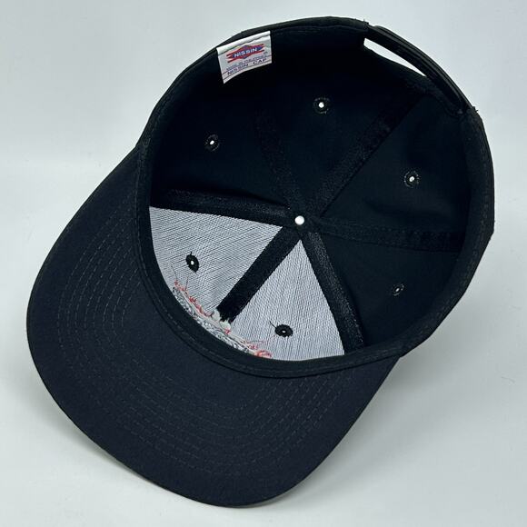 Vintage 90s Des Moines ATV Hat Baseball Cap Iowa Four Wheeler Snapback Black - Picture 4 of 9